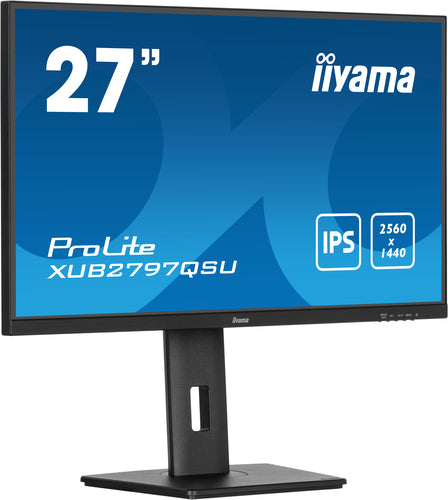iiyama ProLite XUB2797QSU-B2 computer monitor 68.6 cm (27 iiyama ProLite XUB2797QSU-B2 computer monitor 68.6 cm (27